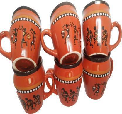 shreem handy mandy Pack of 6 Ceramic