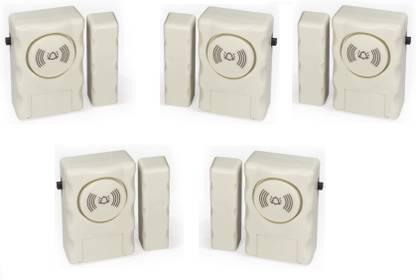 Fedus door alarm sensor for home, door alarm for main door, window alarm security for home, door open alarm for home, door open sensor alarm, Pack -5 Door & Window Door Window Alarm