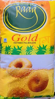Raag GOLD REFINED PALMOLEIN 1 LITRE POUCH Palm Oil Pouch