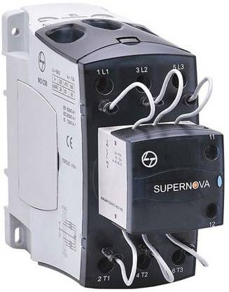 L&T Capacitor Duty Contactor with 1 NO (CS96158) MOC100 MCB