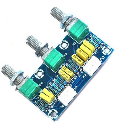 DHRUV-PRO 1Pcs XH-M802 Passive Tone Volume Bass Treble Control Board Preamplifier Module Electronic Components Electronic Hobby Kit
