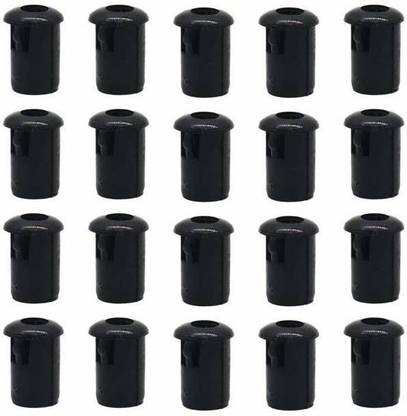 Shelfkey 5MM LED HOLDER PLASTIC (PACK OF 50) Light Electronic Hobby Kit