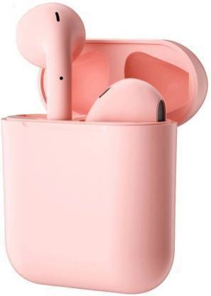 NKL Pink earbuds Senor touch and premium built Sound quality Bluetooth