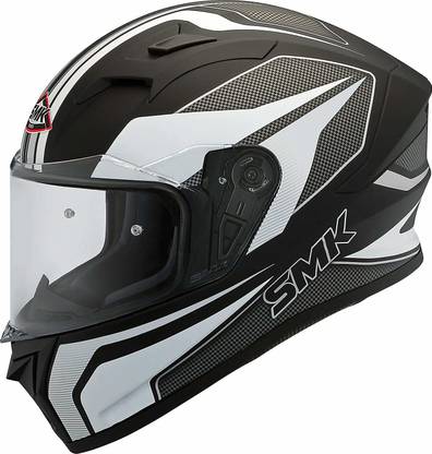 SMK Fitted Full Face Helmet With Clear Visor (XX - Large) Cycling Helmet