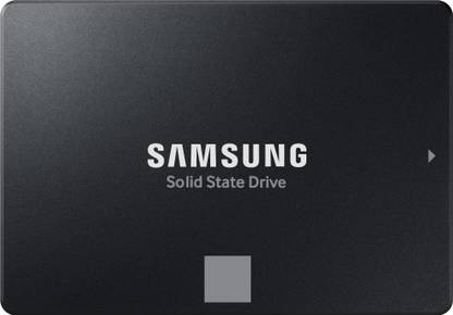 Samsung 870 Evo 2 TB Laptop, Desktop Black SATA III Internal Solid State Drive (SSD) (MZ-77E2T0BW)