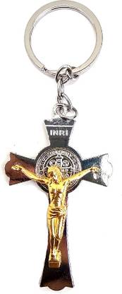 Mancloem cross Silverian Jesus Christ keychain Key Chain