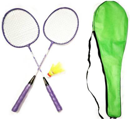 AT COLLECTION 1 pair badminton racket with two shuttle Badminton Kit