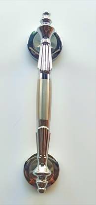 Aara -8 INCH MAIN DOOR HANDLE-HEAVY DUTY-GLOSSY FINISH-UNIQUE DESIGN-PACK OF 1 Stainless Steel Door Handle