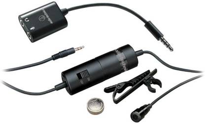 Audio Technica ATR3350IS Omni Lavalier Microphone For Smartphones Microphone