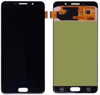 sparewala Super AMOLED Mobile Display for Samsung Galaxy A7 2016-Black(display glass combo folder)