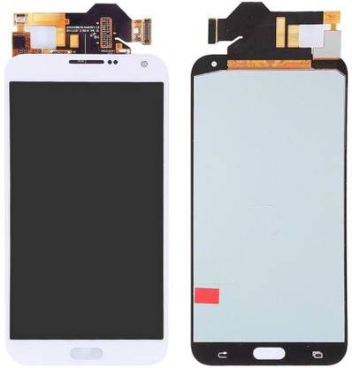 sparewala Super AMOLED Mobile Display for Samsung Galaxy E7-White(display glass combo folder)