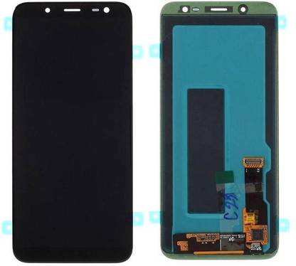 sparewala Super AMOLED Mobile Display for Samsung Galaxy J6-Blue(display glass combo folder)
