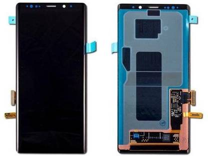 sparewala Super AMOLED Mobile Display for Samsung Galaxy Note 9-Black(display glass combo folder)