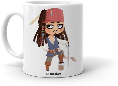 Cheeksy Mr. Bean Dancing Printed Coffee Tea Milk 300 ml Quote | Cartoon | Gift for Couple | Daughter | Birthday | friends | sister | brother | kids | | Valentine Day | Funky | Set of 1 Ceramic Coffee Mug