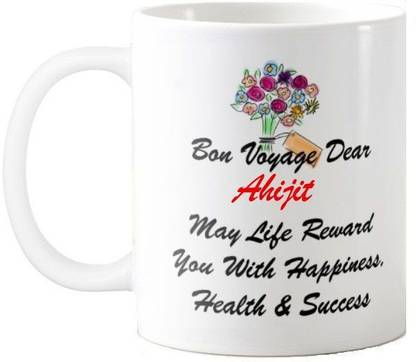 Exocticaa Farewell Ahijit Retirement Wish 97 Ceramic Coffee Mug