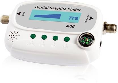 GoodsBazaar A06 Digital Satellite Signal Finder for All Dish DTH Cable TVs Measuring DB Meter Digital Multimeter