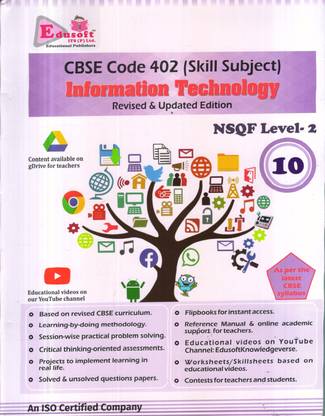 Cbse Code 402 Information Technology Class -10