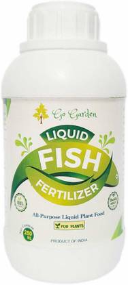 Liquid Fish ferstilizer Liquid Fish Fertilizer for Plants - Widely Used for Lemon Plant - All Purpose Liquid Fertilizer Vigorous Plant Growth 250 ML Fertilizer