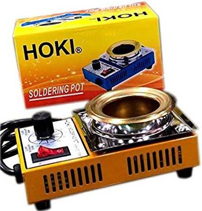Hoki 041 Solder Pot 480°C Soldering Desoldering Bath Tin Melting Plate Electric 150 W Temperature Controlled  (Round Tip) 150 W Temperature Controlled