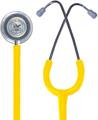 Pulse-Wave Ornate Stethoscope Double Head Stethoscope Latex Free Stethoscope Cardio Stethoscope Single Tube Acoustic Professional's Deluxe Stethoscope With Latex free Metal Chest Piece Double Head Stethoscope