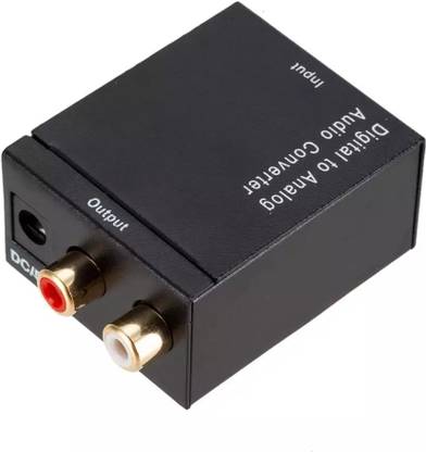 StoreIN  TV-out Cable Digital to Analog Audio Converter Optical Fiber Coaxial Signal to Analog DAC Spdif Stereo 3.5MM Jack 2*RCA Amplifier Decoder