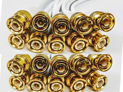ATEKT Pack of 20 Pcs BNC Connector with Copper Wire . BNC Connector Wire Connector