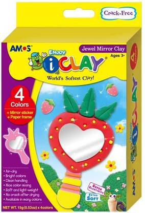 Amos I Clay Mirror Pack - IC15P4-MR Art Clay