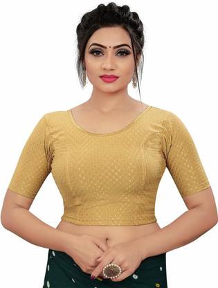 Women Round Neck Half Sleeve Blouse