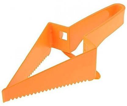 DITCAFOS Triangle Shape Plastic Adjustable Cake Cutter Server | Knife Baking Utensil Cake Knife Cutting Knives Tool Organizer Plastic Cake Server