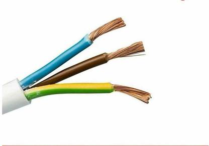 SUPER GEC Multi Round Core Copper Wires 3 Core (297 Feet) 6 sq/mm White 90 m Wire