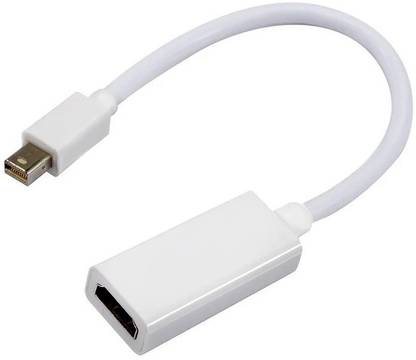 StoreIN HDMI Cable 0.2 m Mini Displayport To HDMI-compatible Adapter Cable 4k 1080P TV Projector Projetor DP 1.4 Display Port Converter For Aple Mabook .