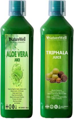 Naturewell Triphala/Aloe Vera Juice - Digestion Care And Health Drink Ultra