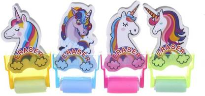 MONAL UNICORN ROLLER SHAPE ERASER Non-Toxic Eraser