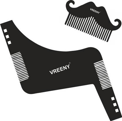 Vreeny Beard Shaper Tool with Comb for Men Home and Salon Use Men Beard Accessories