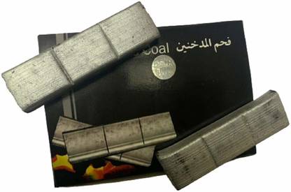VibeX ® LXI-1096-Hookah Coal Odorless Square Shaped Natural Charcoal-15 Charcoal Bricks Hookah Charcoals