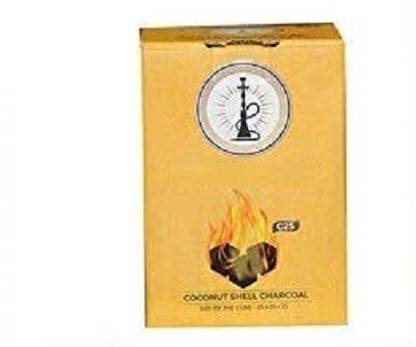 VibeX ® XXI-934-Coconut Hookah Charcoal - 100% Organic Coco Coal-72 Charcoal Cubes Hookah Charcoals