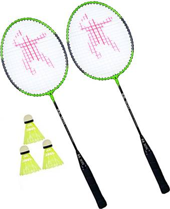 rk son SINGLE SHAFT MULTICOLOUR BADMINTION KIT RACQUET Badminton Kit