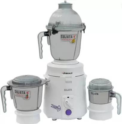 SUJATA Dynamix Mixer Grinder, White 900 W Mixer Grinder