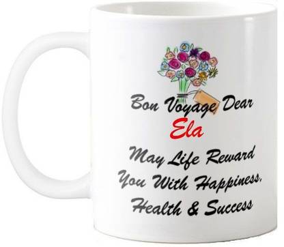 Exocticaa Farewell Ela Retirement Wish 97 Ceramic Coffee Mug
