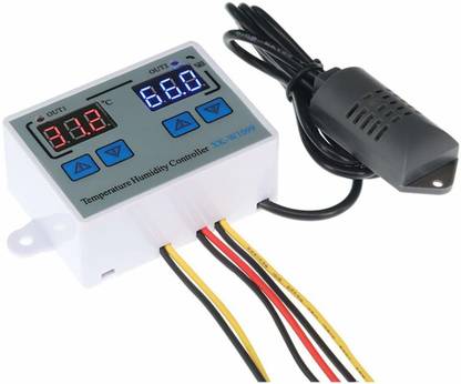 WE BLEED INDIA XK-W1099 Digital Temperature Humidity Controller Home Fridge Thermostat Humidistat 10A Multipurpose Controller