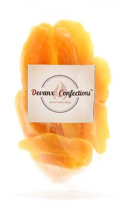 DEVANX CONFECTIONS Dried Mango Sliced | 250 gm | Unsweetened Dried Mangos | Dehydrated | Dried Fruit | No Added Sugar | Naturally Sweet | Non GMO | Mango
