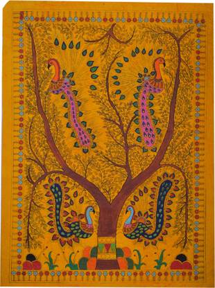 SonChiraiya Canvas 8 inch x 11 inch Painting