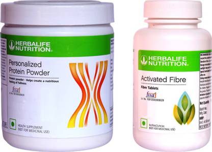 HERBALIFE Personalized Protein Powder 200 Gram With Activated Fiber Tablet Plant-Based Protein
