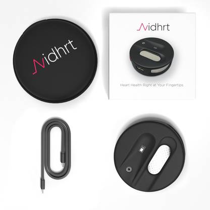 Avidhrt Sense: Clinical-quality electrocardiogram (ECG), Infrared temperature Sensor (Non-contact Thermometer), and Pulse Oximeter