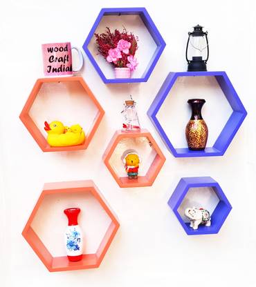 apka bazar MDF (Medium Density Fiber) Wall Shelf