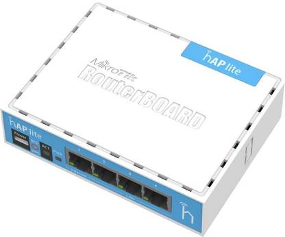MikroTik RB941-2nD Wireless Router 2.4 GHz 100 Mbps Wifi Speed Single Band Internal Antenna Ethernet (Cable Broadband)