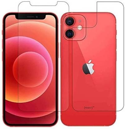 RAJFINCORP Front and Back Tempered Glass for iPhone 12 Mini
