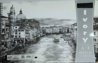 DELTA A3-40 PAGES SKETCH PAD WITH 210 GSM IVORY PAPER Sketch Pad