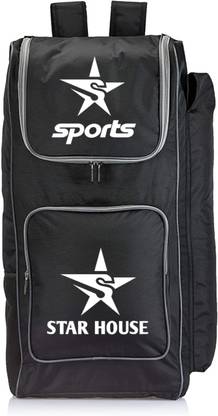 Star House Cricket Kit Bag With Soft Material And Smooth Zipper