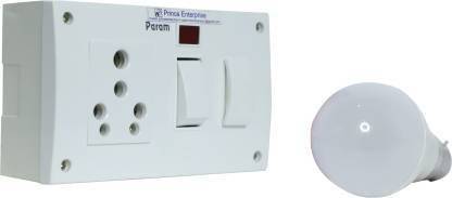 MG ENTERPRISE PARAM SS WITH FUSH 1 INDOCATOR 2  Socket Extension Boards